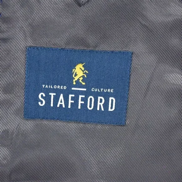 Stafford 52R‎ GrayTravel Suit Separates Classic Sport Coat Suit Jacket Blazer